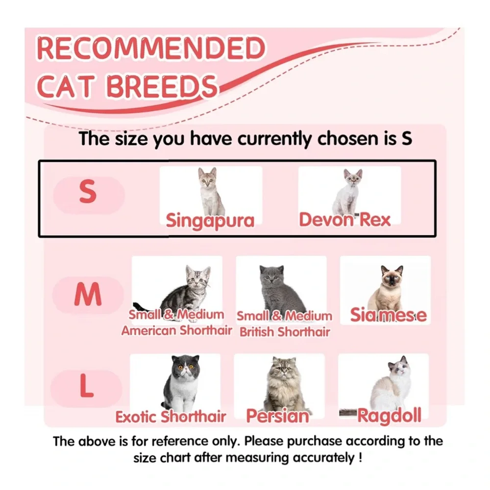 NEW Fabric Padded Comfortable Anti-Lick Multicolor Cat Cone Collar for Recovery